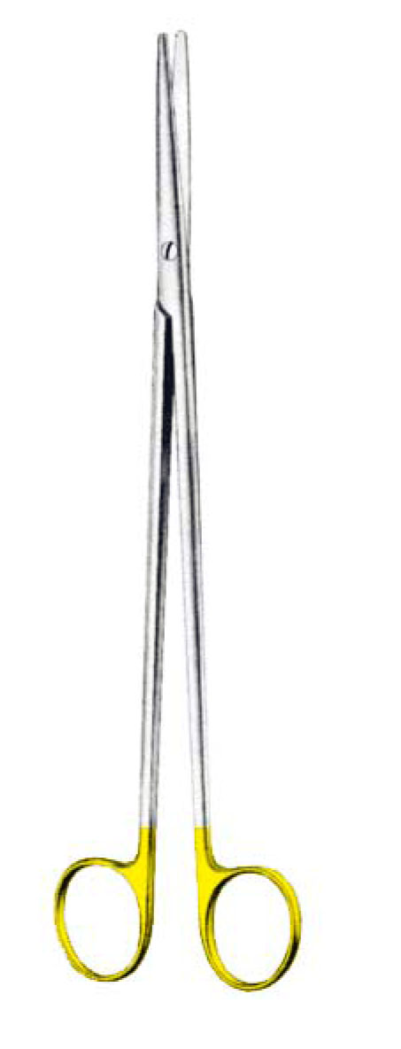 METZENBAUM FİNO MAKAS ALTIN SAPLI  DÜZ 23 CM